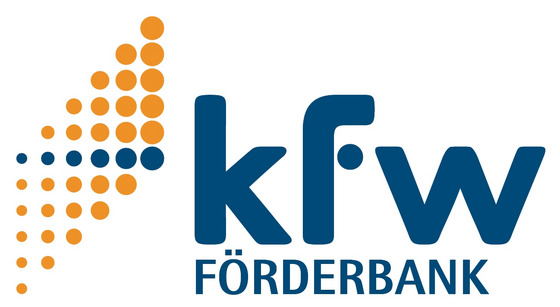 Das Bild zeigt das Logo der KfW-F?rderbank, die Studienkredite an Erststudierende vergeben